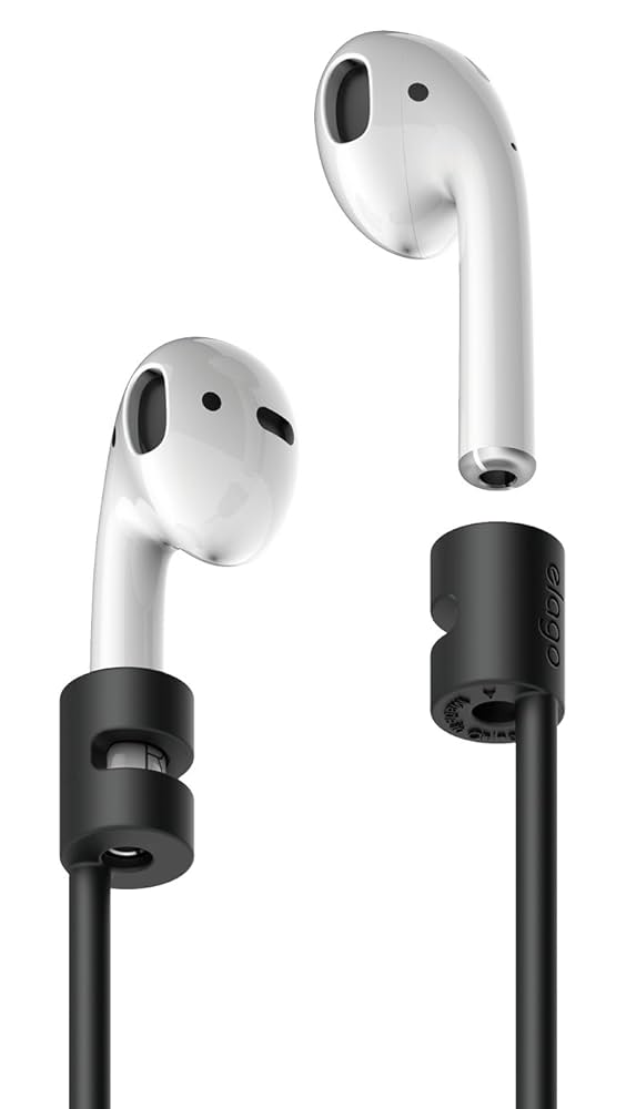 新品未開封 elago AirPods ネック ストラップ 落下防止 ケーブル Amazon | elago AirPods エアーポッズ 対応 ネック ストラップ